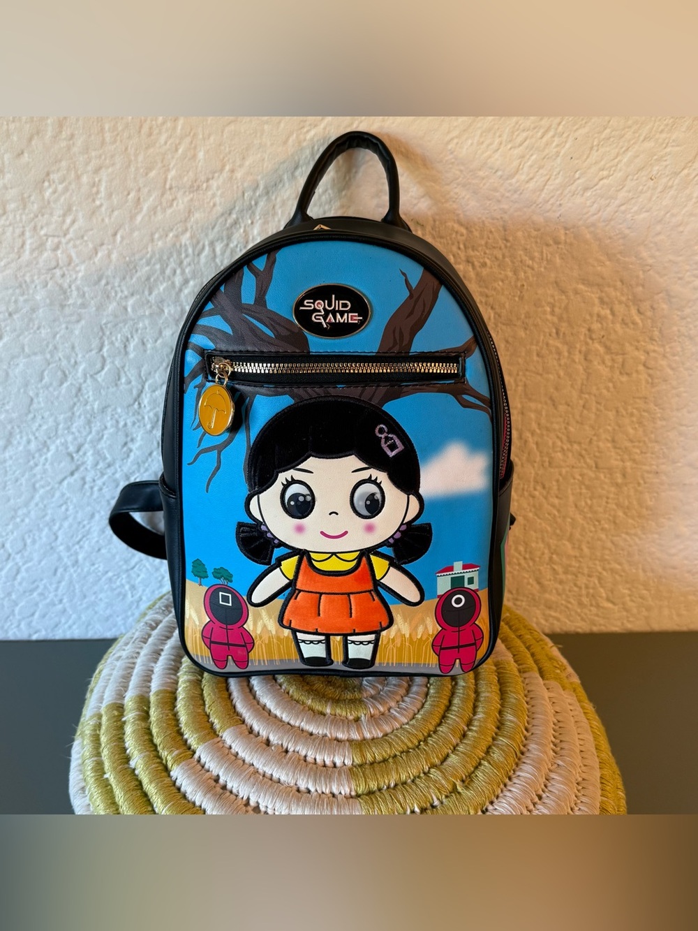 Hot Game Squid Game Doll Lenticular Mini Backpack